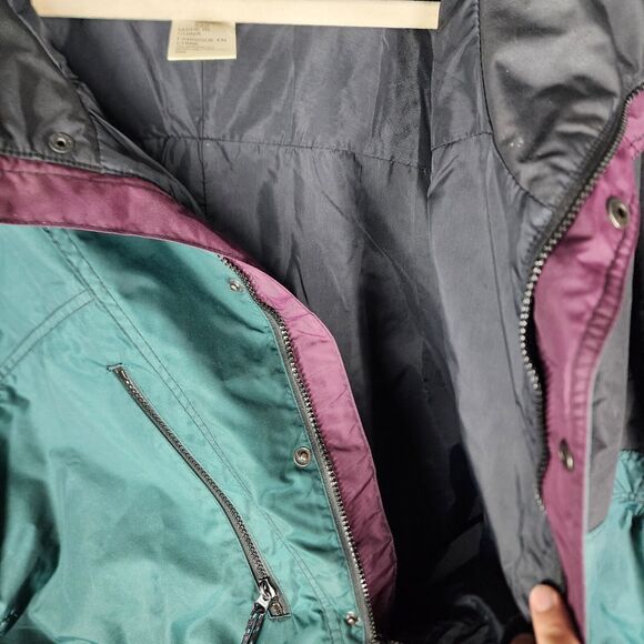 Vintage Columbia Jacket Mens Size Large Half Zip Pullover Nylon - Picture 12 of 16